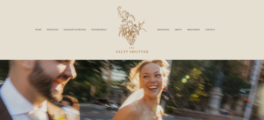 The Salty Shutter homepage