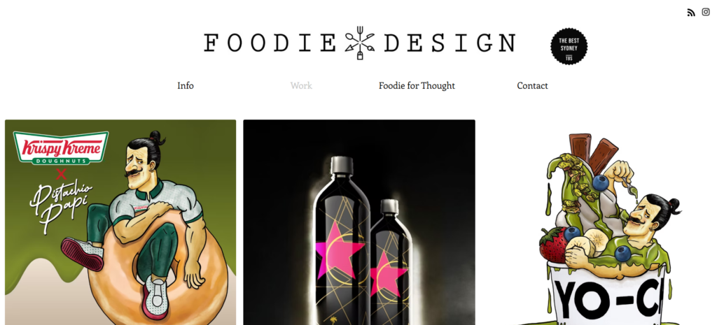 Foodie Design homepage