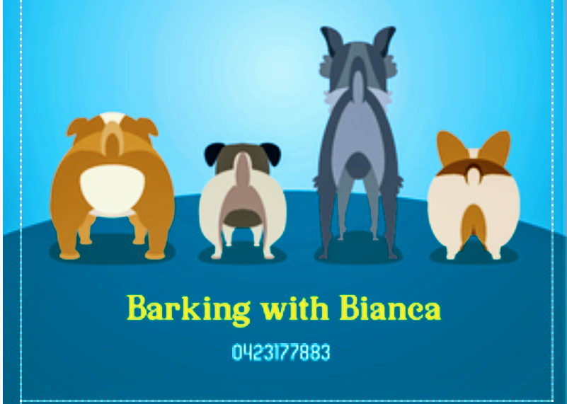 barking with bianca banner