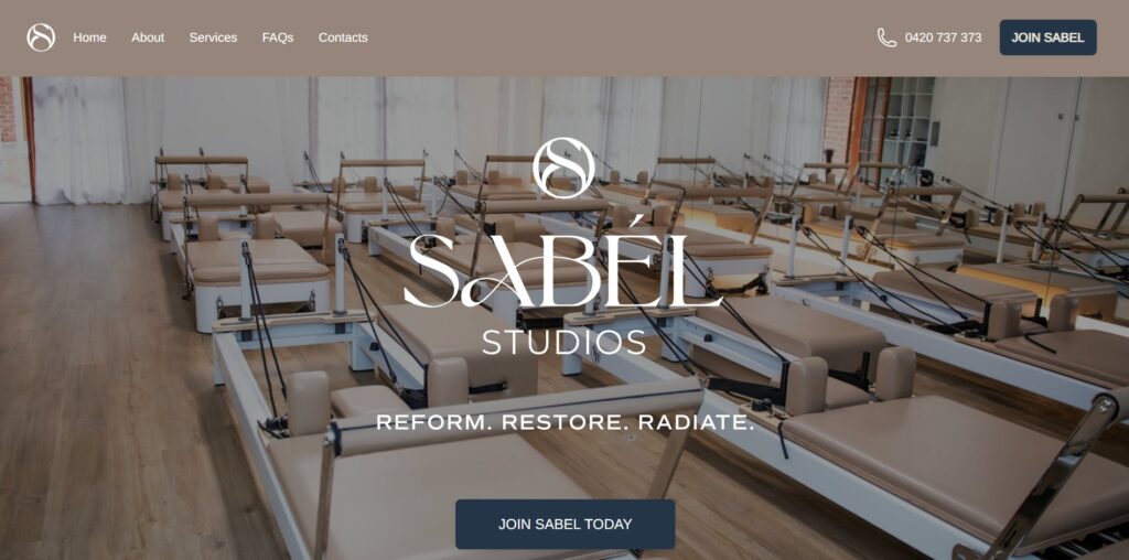 sabel studios homepage